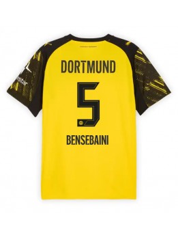Borussia Dortmund Ramy Bensebaini #5 Replika Hemmakläder 2025-26 Kortärmad
